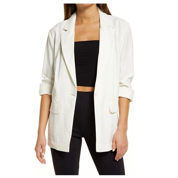 Open Edit Unstructured Blazer - Picture 2 of 10
